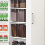 Casa si Gradina - Mobilier - Dulapuri si sifoniere - Dulapuri - Dulap multifunctional, Hanah Home, pal, alb, 80x42x180 cm - Infinity.ro