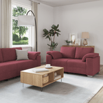 Casa si Gradina - Mobilier - Canapele si coltare - Canapele - Set canapea, 2 piese, perne bordo, textil - Infinity.ro