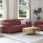 Casa si Gradina - Mobilier - Canapele si coltare - Canapele - Set canapea, 2 piese, perne bordo, textil - Infinity.ro
