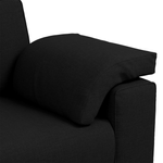 Casa si Gradina - Mobilier - Canapele si coltare - Canapele - Set canapea, 2 piese, perne negre, textil - Infinity.ro