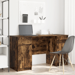 Casa si Gradina - Mobilier - Mese si birouri - Birouri - Birou, stejar fumuriu, 140x49x76 cm, lemn prelucrat - Infinity.ro