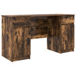 Casa si Gradina - Mobilier - Mese si birouri - Birouri - Birou, stejar fumuriu, 140x49x76 cm, lemn prelucrat - Infinity.ro