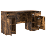 Casa si Gradina - Mobilier - Mese si birouri - Birouri - Birou, stejar fumuriu, 140x49x76 cm, lemn prelucrat - Infinity.ro