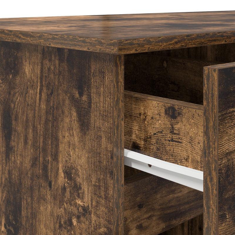 Casa si Gradina - Mobilier - Mese si birouri - Birouri - Birou, stejar fumuriu, 140x49x76 cm, lemn prelucrat - Infinity.ro