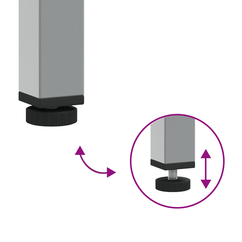 Casa si Gradina - Constructii - Scule de mana si unelte - Mese si bancuri de lucru - Set de birou 2 piese  Negru si Gri din lemn prelucrat si otel - Infinity.ro