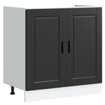 Casa si Gradina - Mobilier - Comode si corpuri - Corpuri bucatarie - Chiuveta Mobila 'Porto'cu Chiuveta Neagra 80x46x84,5 cm din Lemn Prelucrat - Infinity.ro