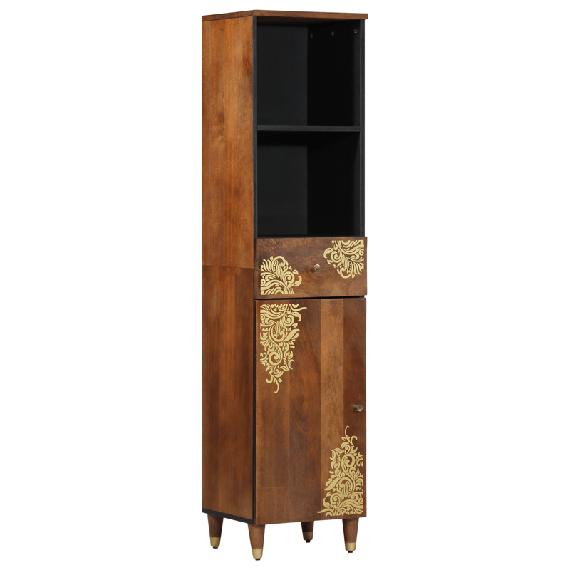 Casa si Gradina - Mobilier - Seturi de mobilier - Seturi baie - Set de Mobilier pentru Baie  din Lemn Masiv de Mango in 3 Piese - Infinity.ro