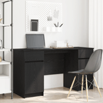 Casa si Gradina - Mobilier - Mese si birouri - Birouri - Birou, stejar negru, 140x49x76 cm, lemn prelucrat - Infinity.ro