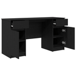 Casa si Gradina - Mobilier - Mese si birouri - Birouri - Birou, stejar negru, 140x49x76 cm, lemn prelucrat - Infinity.ro
