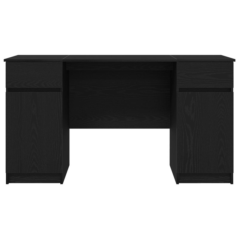 Casa si Gradina - Mobilier - Mese si birouri - Birouri - Birou, stejar negru, 140x49x76 cm, lemn prelucrat - Infinity.ro