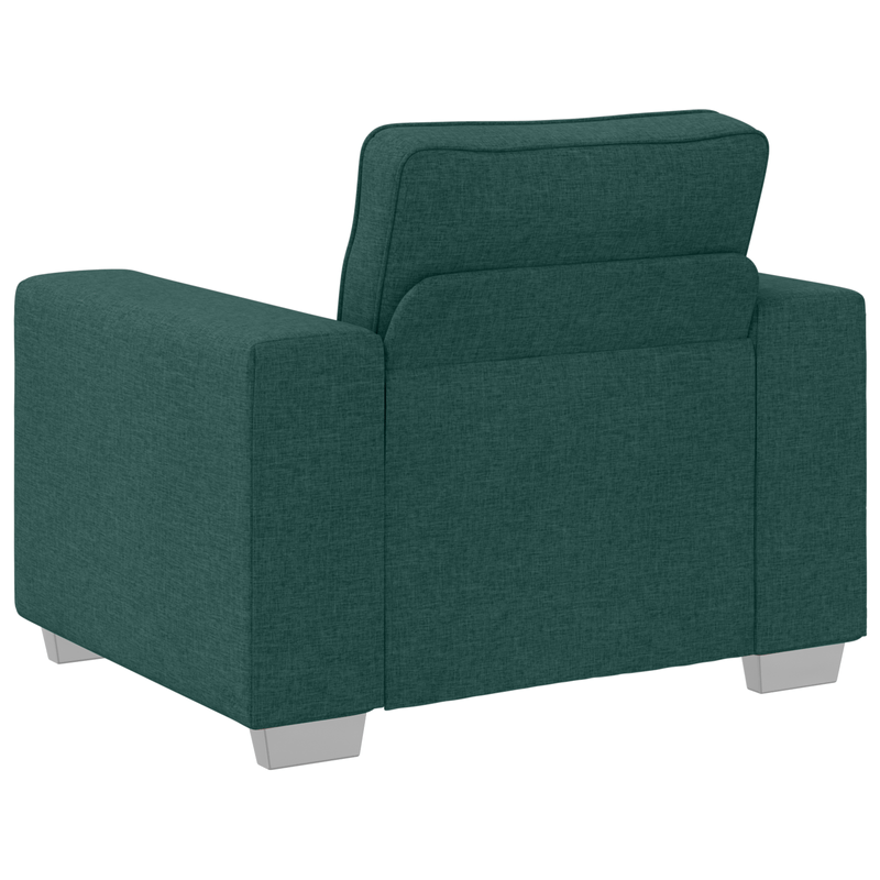 Casa si Gradina - Mobilier - Canapele si coltare - Canapele - Set canapea, 3 piese, perne verde inchis, textil - Infinity.ro