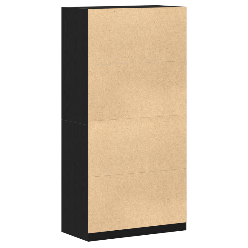 Casa si Gradina - Mobilier - Dulapuri si sifoniere - Dulapuri - Dulap Negru din Stejar 100x50x200 cm din Lemn Prelucrat - Infinity.ro