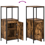 Casa si Gradina - Mobilier - Mobilier baie - Corpuri baie - Set Mobilier Baie din Lemn Ingineresc Stejar Fumuriu - 3 Piese - Infinity.ro