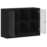 Casa si Gradina - Mobilier - Comode si corpuri - Comode - Dulap, stejar negru, 102x37x75,5 cm, lemn prelucrat - Infinity.ro
