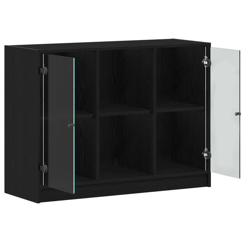 Casa si Gradina - Mobilier - Comode si corpuri - Comode - Dulap, stejar negru, 102x37x75,5 cm, lemn prelucrat - Infinity.ro