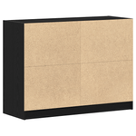 Casa si Gradina - Mobilier - Comode si corpuri - Comode - Dulap, stejar negru, 102x37x75,5 cm, lemn prelucrat - Infinity.ro