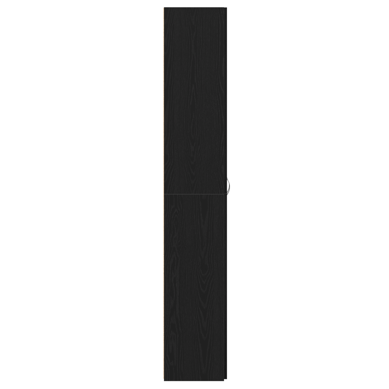 Casa si Gradina - Mobilier - Dulapuri si sifoniere - Dulapuri - Credenta birou  Negru Stejar 60x32x190 cm Lemn prelucrat - Infinity.ro