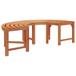 Casa si Gradina - Gradina si terasa - Mobilier exterior - Bancute de gradina - Banca de exterior  pentru copaci 160 cm din lemn masiv de eucalipt - Infinity.ro