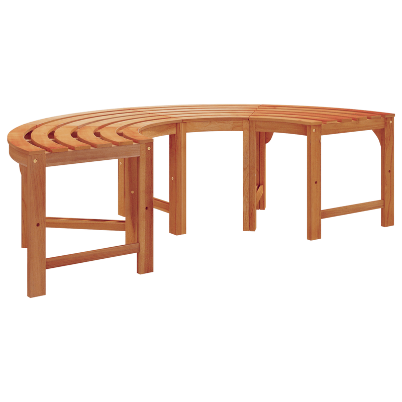 Casa si Gradina - Gradina si terasa - Mobilier exterior - Bancute de gradina - Banca de exterior  pentru copaci 160 cm din lemn masiv de eucalipt - Infinity.ro