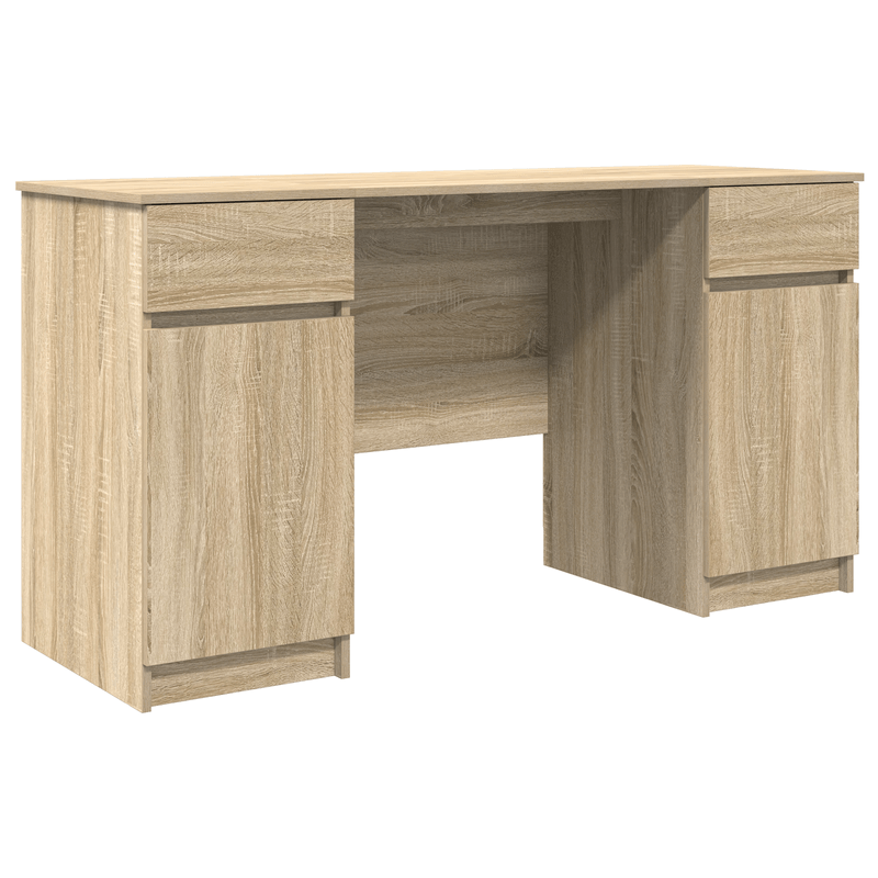 Casa si Gradina - Mobilier - Mese si birouri - Birouri - Birou, stejar sonoma, 140x49x76 cm, lemn prelucrat - Infinity.ro