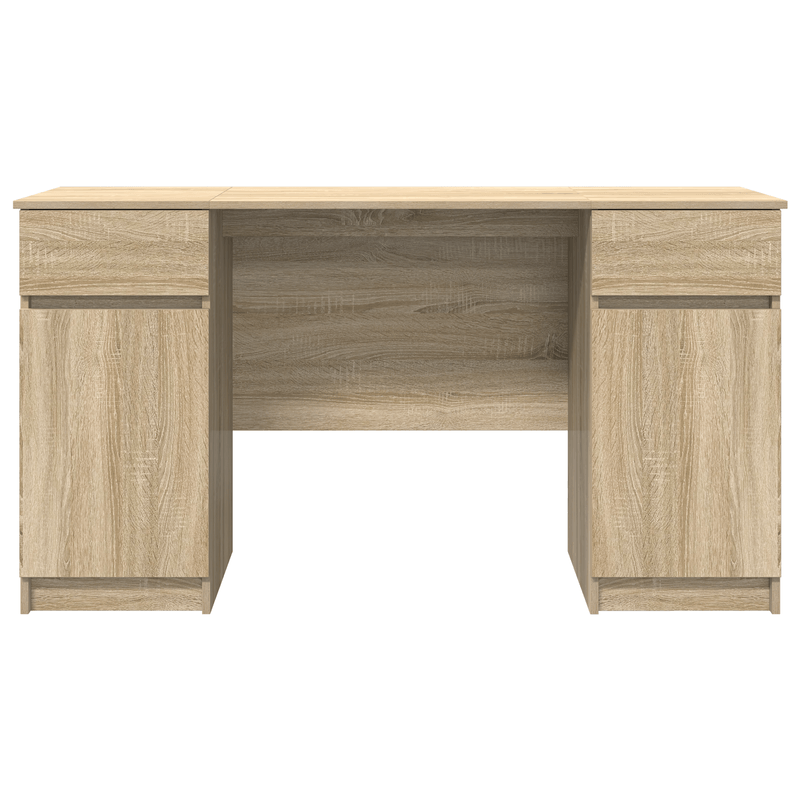 Casa si Gradina - Mobilier - Mese si birouri - Birouri - Birou, stejar sonoma, 140x49x76 cm, lemn prelucrat - Infinity.ro
