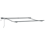 Casa si Gradina - Gradina si terasa - Umbrele si pavilioane - Umbrele - Copertina manuala retractabila cu dungi multicolore LED 300x250 cm - Infinity.ro