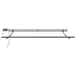 Casa si Gradina - Gradina si terasa - Umbrele si pavilioane - Umbrele - Copertina manuala retractabila cu dungi multicolore LED 300x250 cm - Infinity.ro
