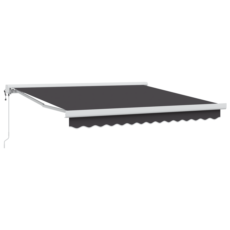 Casa si Gradina - Gradina si terasa - Umbrele si pavilioane - Umbrele - Copertina retractabila automata Antracit 300x250 cm - Infinity.ro