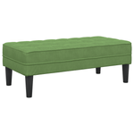Casa si Gradina - Mobilier - Canapele si coltare - Canapele - Canapea pentru gradina  cu banca si perne L-Forma din catifea verde deschis - Infinity.ro