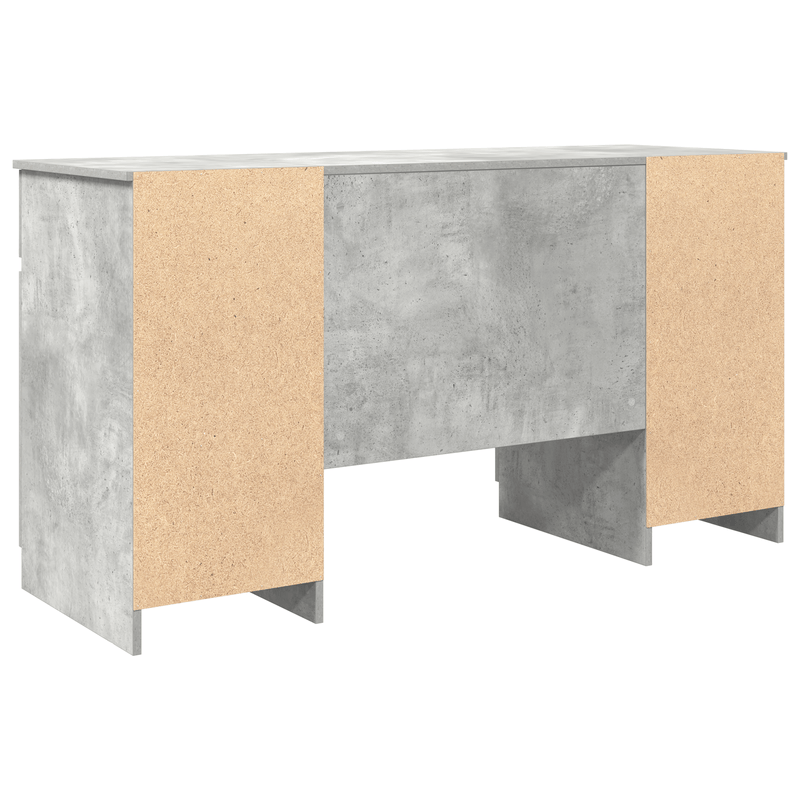 Casa si Gradina - Mobilier - Mese si birouri - Birouri - Birou, gri beton, 140x49x76 cm, lemn prelucrat - Infinity.ro
