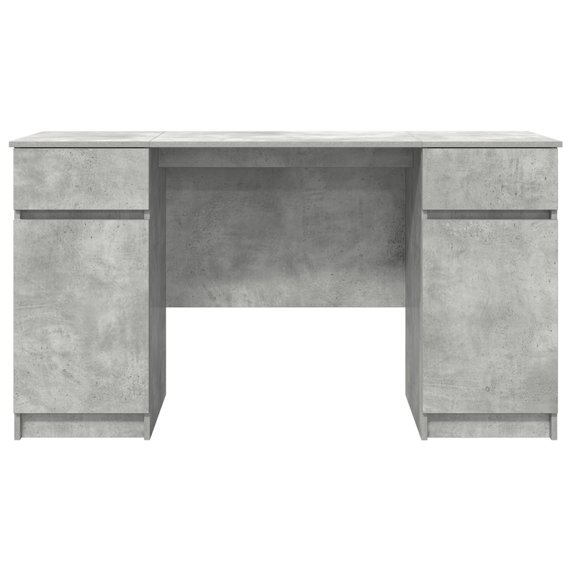 Casa si Gradina - Mobilier - Mese si birouri - Birouri - Birou, gri beton, 140x49x76 cm, lemn prelucrat - Infinity.ro