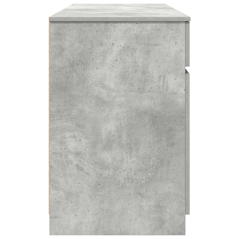 Casa si Gradina - Mobilier - Mese si birouri - Birouri - Birou, gri beton, 140x49x76 cm, lemn prelucrat - Infinity.ro