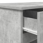 Casa si Gradina - Mobilier - Mese si birouri - Birouri - Birou, gri beton, 140x49x76 cm, lemn prelucrat - Infinity.ro