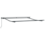 Casa si Gradina - Gradina si terasa - Umbrele si pavilioane - Pavilioane - Umbrela Retractabila Manuala cu Dungi Multicolore 350x250 cm - Infinity.ro