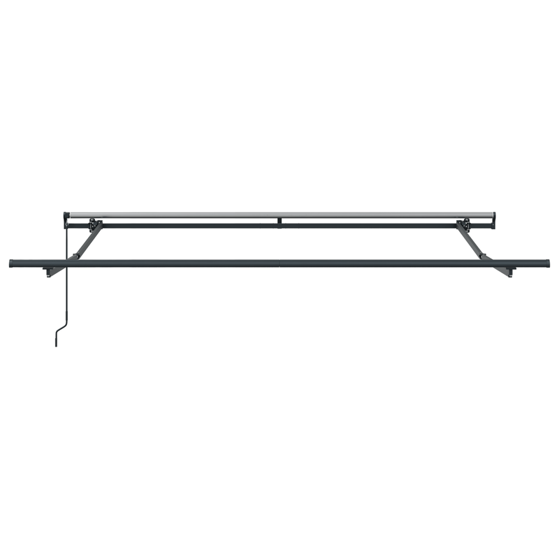 Casa si Gradina - Gradina si terasa - Umbrele si pavilioane - Pavilioane - Umbrela Retractabila Manuala cu Dungi Multicolore 350x250 cm - Infinity.ro