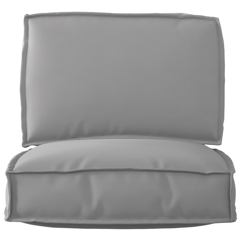 Casa si Gradina - Gradina si terasa - Mobilier exterior - Perne decorative exterior - Set de perne pentru paleti din 2 piese Gri din tesatura Oxford - Infinity.ro