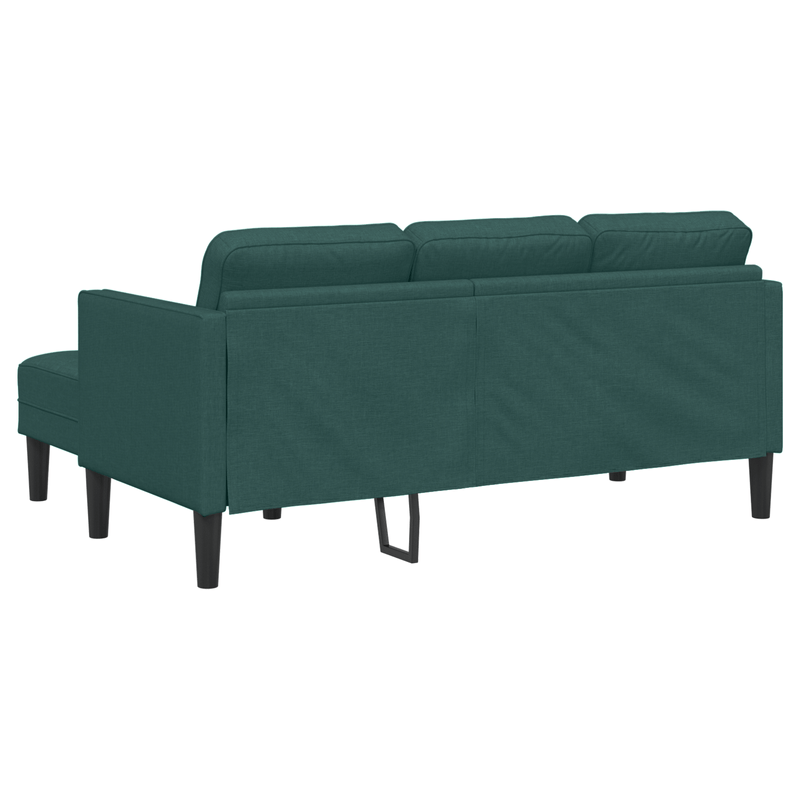 Casa si Gradina - Mobilier - Canapele si coltare - Canapele - Set canapele 2 piese cu perne din textil verde inchis - Infinity.ro
