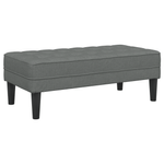 Casa si Gradina - Mobilier - Canapele si coltare - Canapele - Set canapea 2 piese cu perne, tesatura gri inchis - Infinity.ro