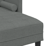 Casa si Gradina - Mobilier - Canapele si coltare - Canapele - Set canapea 2 piese cu perne, tesatura gri inchis - Infinity.ro