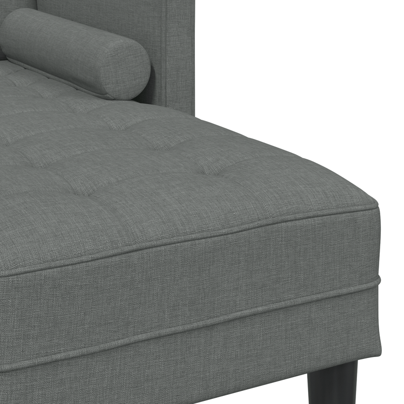Casa si Gradina - Mobilier - Canapele si coltare - Canapele - Set canapea 2 piese cu perne, tesatura gri inchis - Infinity.ro