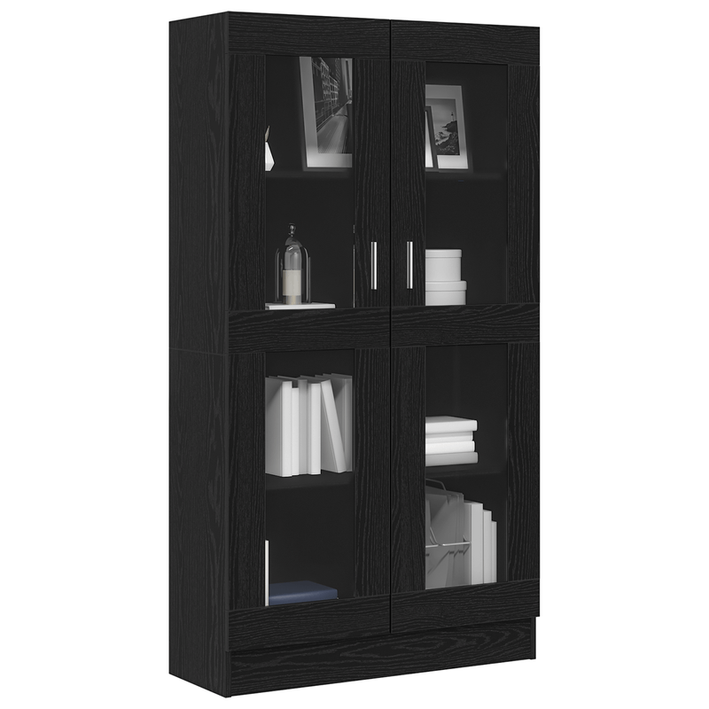 Casa si Gradina - Mobilier - Biblioteci si rafturi - Biblioteci - Biblioteca, stejar negru, 82,5x30,5x150 cm, lemn prelucrat - Infinity.ro