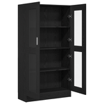 Casa si Gradina - Mobilier - Biblioteci si rafturi - Biblioteci - Biblioteca, stejar negru, 82,5x30,5x150 cm, lemn prelucrat - Infinity.ro