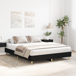 Casa si Gradina - Mobilier - Paturi si accesorii - Paturi - Cadru Pat Stejar Negru 150x200 cm Lemn Stratificat - Infinity.ro
