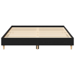 Casa si Gradina - Mobilier - Paturi si accesorii - Paturi - Cadru Pat Stejar Negru 150x200 cm Lemn Stratificat - Infinity.ro