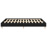 Casa si Gradina - Mobilier - Paturi si accesorii - Paturi - Cadru Pat Stejar Negru 150x200 cm Lemn Stratificat - Infinity.ro