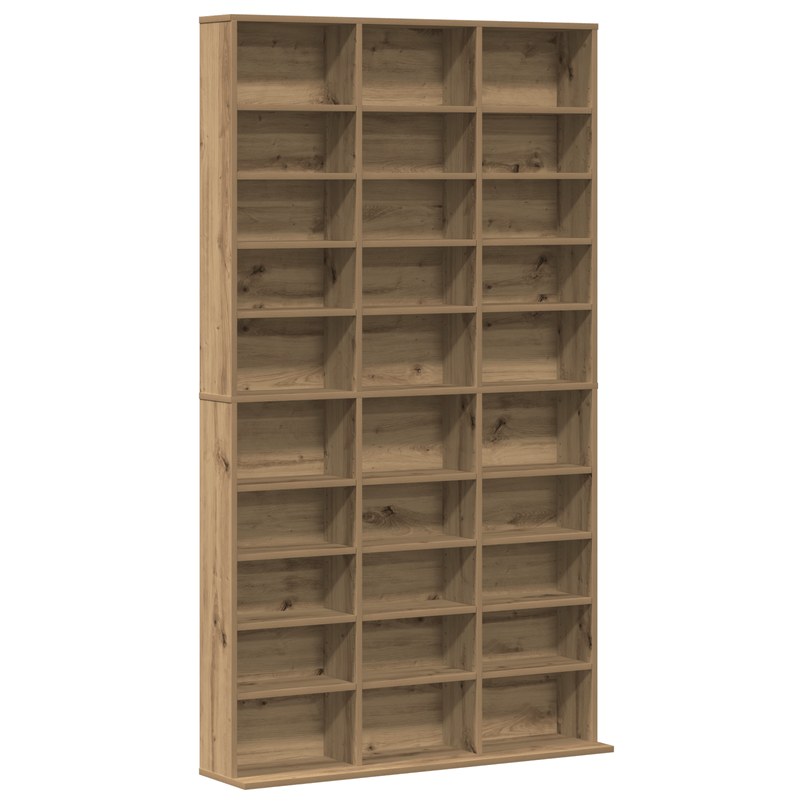 Casa si Gradina - Mobilier - Dulapuri si sifoniere - Dulapuri - Dulap pentru CD-uri din Stejar Artistic - 101x23x177.5 cm Fabricat din Lemn Ingineresc - Infinity.ro