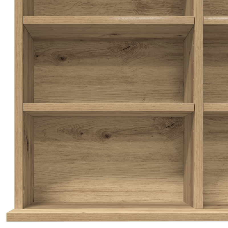 Casa si Gradina - Mobilier - Dulapuri si sifoniere - Dulapuri - Dulap pentru CD-uri din Stejar Artistic - 101x23x177.5 cm Fabricat din Lemn Ingineresc - Infinity.ro