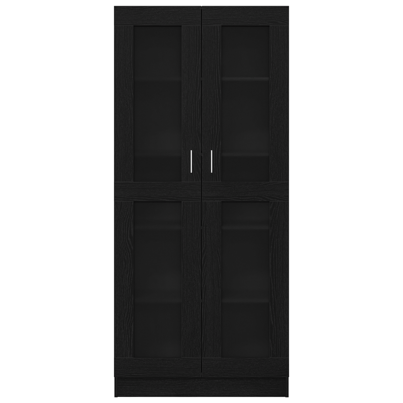 Casa si Gradina - Mobilier - Biblioteci si rafturi - Biblioteci - Biblioteci, 2 buc. stejar negru 82,5x30,5x185 cm lemn prelucrat - Infinity.ro