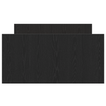 Casa si Gradina - Mobilier - Paturi si accesorii - Paturi - Cadru de pat fara saltea, stejar negru, 100x200 cm, lemn - Infinity.ro