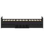 Casa si Gradina - Mobilier - Paturi si accesorii - Paturi - Cadru de pat fara saltea, stejar negru, 100x200 cm, lemn - Infinity.ro